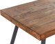 Stół do jadalni WARTON Ciemnobrązowy 160 cm 90 cm Drewno sosnowe 5