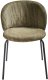 Zestaw 2 krzeseł do jadalni MILES Sztruks Oliwkowy 4