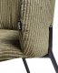 Zestaw 2 krzeseł do jadalni MILES Sztruks Oliwkowy 8