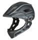 Kask rowerowy fullface dziecięcy Wozinsky z tylną lampką USB S - szary 1