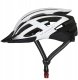 Kask rowerowy MTB Wozinsky z tylną lampką USB L - czarno-biały 2