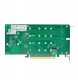 Kontroler 4x SSD NVMe M.2 do PCIe 3.0 x16 PEX8747 bez bifurkacji Windows macOS Linux RedHat 5