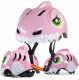 Kask rowerowy dziecięcy Wozinsky motyw dinozaur S - różowy 1