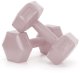 Ciężarki 2x2kg hexagonalne do ćwiczeń fitness hantle zestaw 2 szt. różowe UNIWERSALNY 11