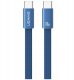 Kabel USB Usams Kabel USAMS U96 60W USB-C do USB-C 1.2m  niebieski 1