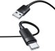 Kabel USB Usams Kabel USAMS U94 18W USB-C do USB-A 1m    czarny 3