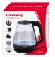 CZAJNIK ELEKTRYCZNY SZKLANY 1,2L KLAUSBERG KB-9003 LED 7