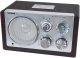 Radio Orava RR-29 A radio, 1 x 3,5W, AM / FM radio, USB, wejście AUX, karta SD, brązowy / srebrny 2