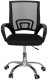 Fotel biurowy z regulacją nachylenia oparcia, krzesło obrotowe, czarny UNIWERSALNY 16