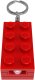 LEGO® Minifigurines™ Keychain Light 2x4 Brick Red 3