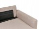 Narożnik rozkładany dla 3 osób NASSJO Len syntetyczny Jasnobrązowy ze schowkiem Lewostronny 10