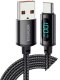 Kabel Essager 100W, 7A, 2m, USB-A do USB-C z wyświetlaczem 2