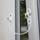 WINDOW WIRE LOCK W/SS-304 190MM WHITE 2