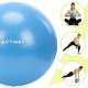 Piłka do pilatesu i rehabilitacji 22 cm z pompką gimnastyczna do ćwiczeń niebieska UNIWERSALNY 11