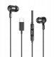 Słuchawki XO XO słuchawki przewodowe EP81 USB-C douszne czarne 1