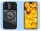 Hello Case Etui Do Magsafe Do Apple iPhone 17 (Fusion, Czarne, Clear, Podstawka, Case) 6