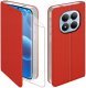 krainaGSM Etui z klapką do Xiaomi Redmi Note 15 5G Zamykane Czerwone Futerał + Folia 1