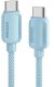 Kabel Essager USB-C do USB-C 100W 2m, 480Mb/s, niebieski 1