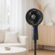 Wentylator Wiatrak Kolumnowy Stojący Oscylacyjny 360 3D VF-720 Cichy Czarny 15