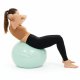 Piłka 65 cm do ćwiczeń pilates, rehabilitacyjnych, stretchingu z pompką, miętowa UNIWERSALNY 10