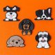 Sticker 3D Pies zestaw 5 szt 3