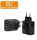 66W super fast charger 1x USB port / x2 USB-C un USB-L RF-66W (4752219010030) 3