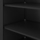Szafka metalowa zamykana biurowa, warsztatowa czarna BEATA D600 900 x 930 x 600 mm 3