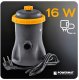 POMPA FILTRUJĄCA DO BASENU WODY 1250 L/H 16W IPX8 32MM ZESTAW FILTRY WĘŻE 4