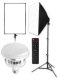 Zestaw Oświetleniowy Softbox Lampa Studyjna do Zdjęć 40x60cm 85W LED +PILOT 1