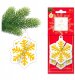 La Casa de los Aromas Aroma Car, Xmas 3D Snowflake, Cinnamon, Room Air Freshener Unisex 2