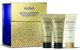 Unstoppable Radiance Set Ahava: Osmoter Concetrate, Smoothing, Lotion, For Face, 15 ml + Refresing, Eliminates Impurities, Cleansing Gel, For Face, 15 ml + 24K Gold Mineral, Anti-Wrinkle, Mud Mask, For Face, 15 ml + Ahava, GWP Textile Pouch For Women 2