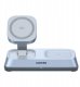 Ładowarka Ugreen UGREEN W711 MagFlow 3-in-1 magnetyczna bezprzewodowa stacja ładująca Qi2 25W dla iPhone, AirPods i Watch srebrny 2