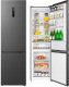 TCL Refrigerator | RC382BXC0EU | Energy efficiency class C | Free standing | Combi | Height 203 cm | No Frost system | Fridge net capacity 265 L | Freezer net capacity 117 L | Display | 35 dB | Inox 1