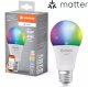 LEDVANCE SMART+ MATTER Multicolor Classic A60 9W - E27 Smart bulb 9
