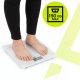 Waga łazienkowa, elektroniczna 150 kg szkło hartowane, biała UNIWERSALNY 5
