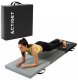 Mata treningowa, materac składany do ćwiczeń 180x60x5,5 cm gimnastyczny, czarno-szary UNIWERSALNY 1