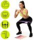 Gumy oporowe do ćwiczeń zestaw 5 szt. taśmy fitness do rehabilitacji opór 1-20 kg UNIWERSALNY 12
