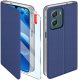 krainaGSM Etui MAGNET do Motorola G06 | G06 Power Zamykane Granatowe Futerał + Szkło 1