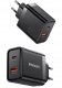 Ładowarka sieciowa szybka ESSAGER 65W GaN, USB-C, USB-A - PD3.0/QC4.0 8
