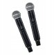 Shure SLXD24DE/SM58-G59 - Podwójny cyfrowy system bezprzewodowy z dwoma nadajnikiami/mikrofonami "do ręki 2