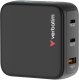 Ładowarka Verbatim Mini GaN 100W 2xUSB-C PD/1x USB-A QC adapter UE/UK/USA czarny (30239) 5