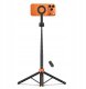 TECH-PROTECT L10S MAGSAFE BLUETOOTH SELFIE STICK TRIPOD BLACK/ORANGE 3