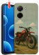 krainaGSM ETUI do Xiaomi Redmi A5 | WZORY | SILIKONOWE MATT CASE + SZKŁO 9H 1