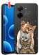 krainaGSM ETUI do Xiaomi Redmi A5 | WZORY | SILIKONOWE MATT CASE + SZKŁO 9H 1