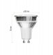 LED �ar�wka EMOS Lighting GU10, 230V, 3W, 345lm, 4000k, neutralna biel, 30000h, Classic MR16 50X50X55mm 2