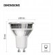 LED �ar�wka EMOS Lighting GU10, 230V, 3W, 345lm, 4000k, neutralna biel, 30000h, Classic MR16 50X50X55mm 5