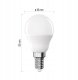 LED �ar�wka EMOS Lighting E14, 230V, 4.2W, 470lm, 4000k, neutralna biel, 30000h, Mini Globe 45x45x82mm 2