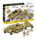 COBI HC WWII SD.KFZ.8 Towing8,8cm Flak36 975k 3143 12