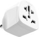 Fixed Adapter podróżny EU, US, AUS do gniazdek UK biały 2