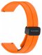 GlacierX pasek do smartwatcha Silicone Magnetic Buckle Vibrant Orange Pomarańczowy 22mm 2